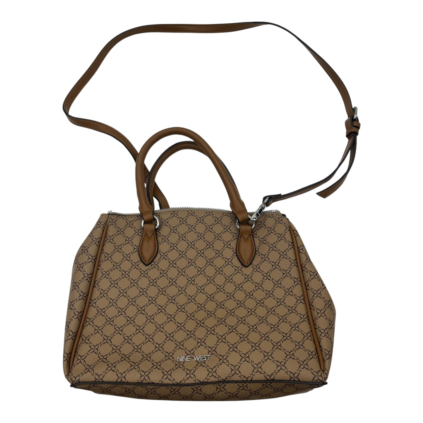 Handbag By Nine West In Brown, Size:Medium