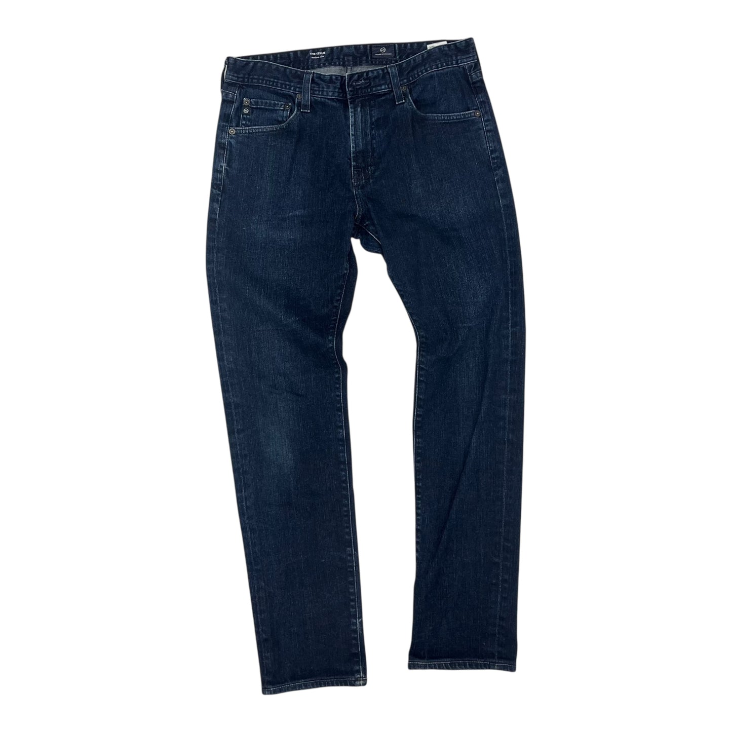 Jeans Skinny By Ag Jeans In Blue Denim, Size:14