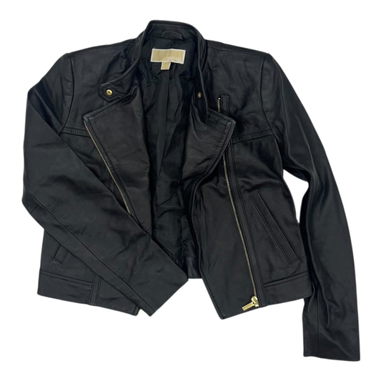 Jacket Designer By Michael Kors In Black, Size:S