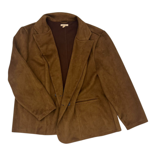 Jacket Other By Maurices In Brown, Size:2X
