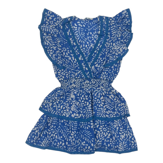 Swimwear Cover-Up By Clothes Mentor In Blue & White, Size:S