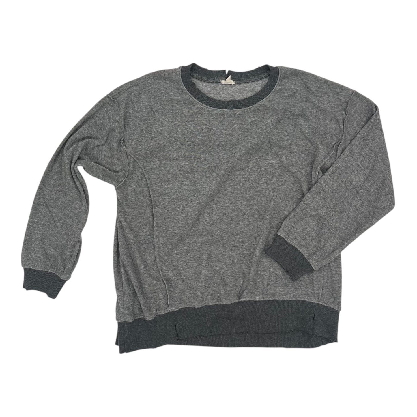 Sweatshirt Crewneck By Hem & Thread In Grey, Size:L