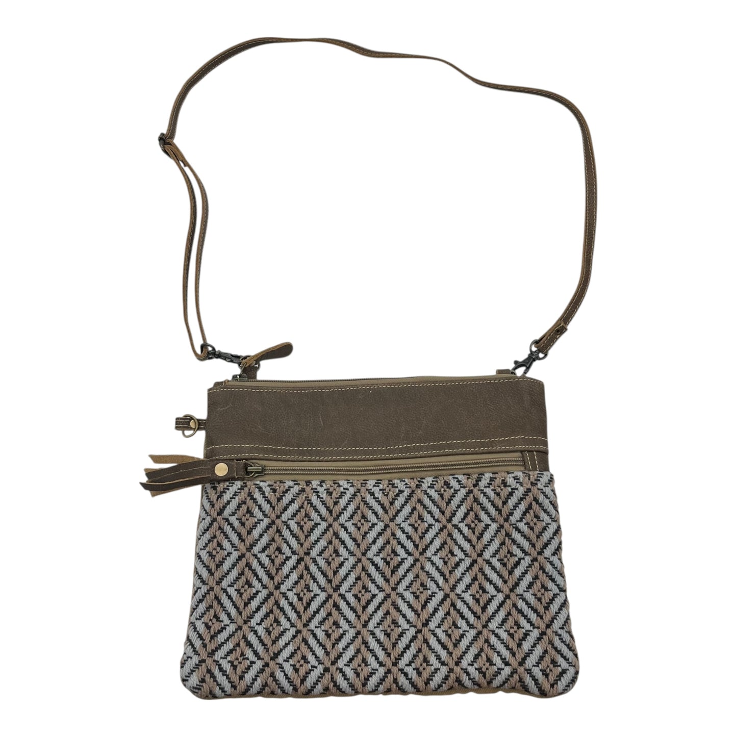 Crossbody By Myra In Brown, Size:Medium