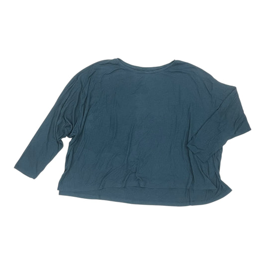 Athletic Top Ls Crewneck By All In Motion In Blue, Size:4X