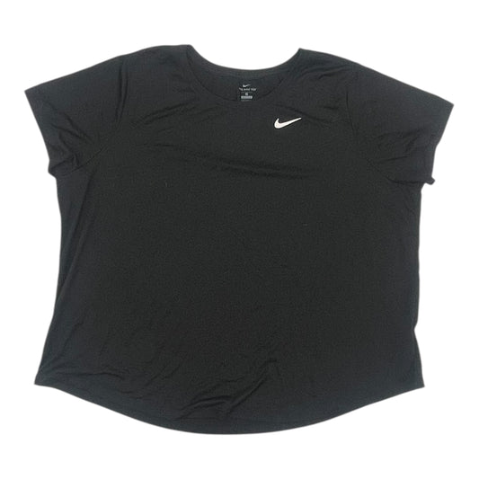 Athletic Top Ss By Nike In Black, Size:3X