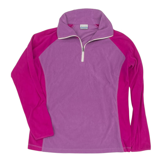 Athletic Sweatshirt Collar By Columbia In Pink & Purple, Size:Xl