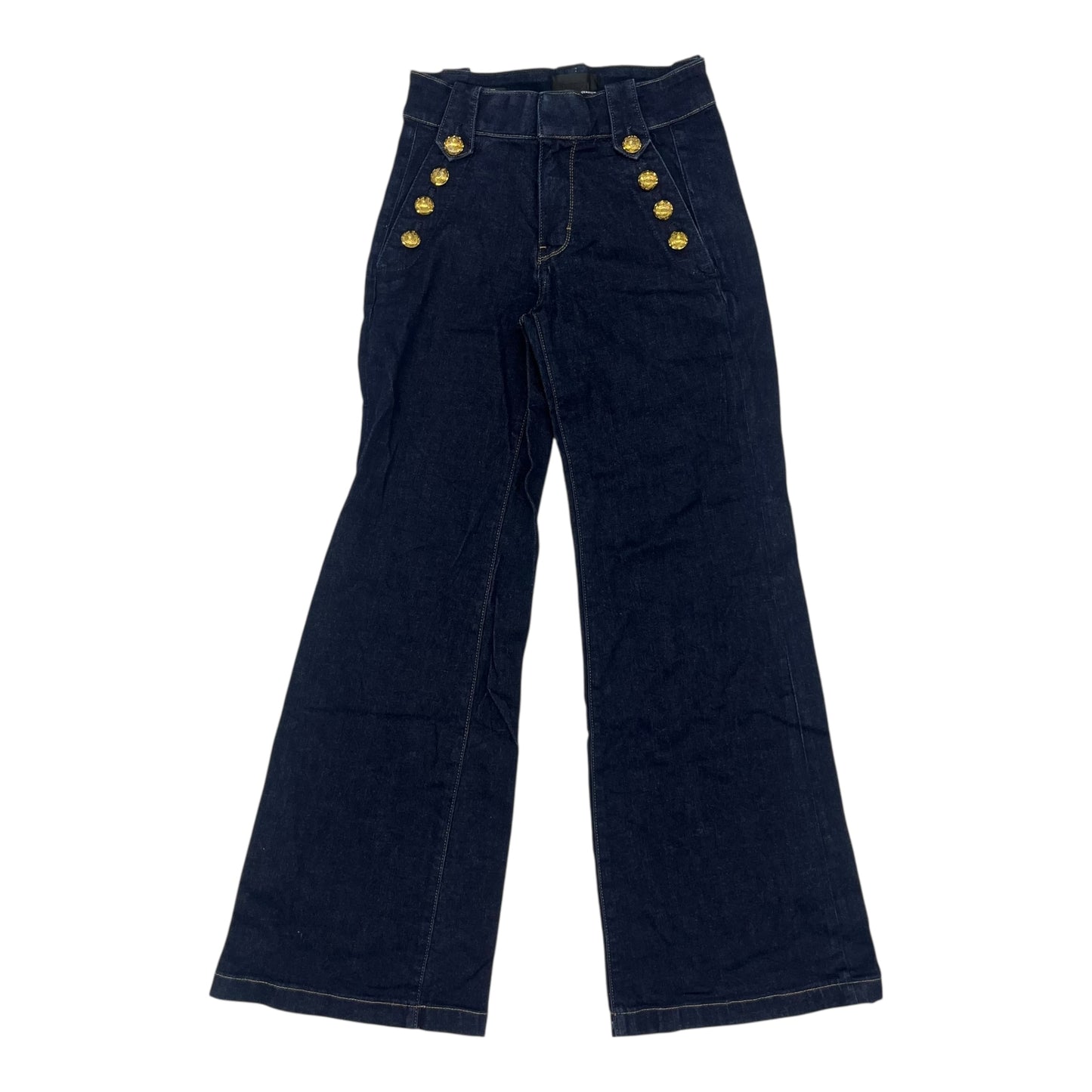 Jeans Flared By White House Black Market In Blue Denim, Size:0