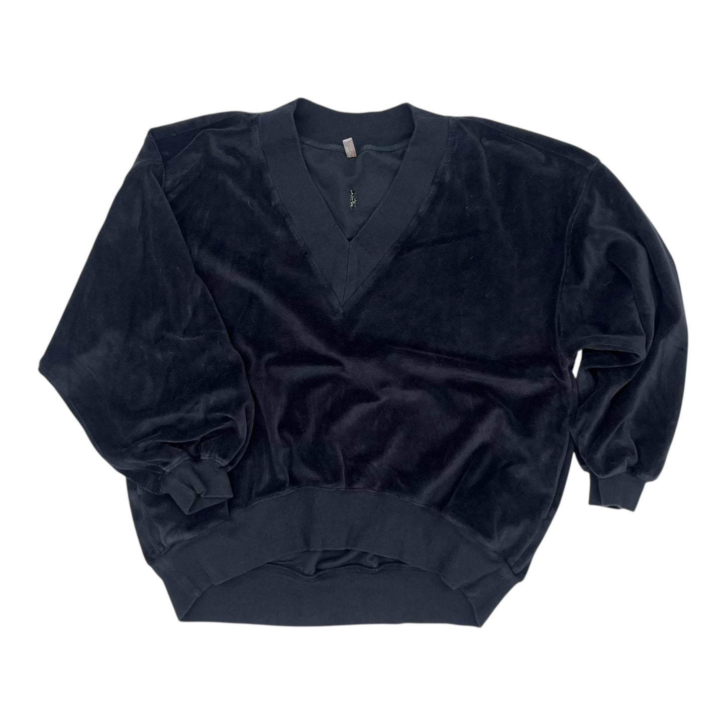 Sweatshirt Collar By Free People In Blue, Size:M