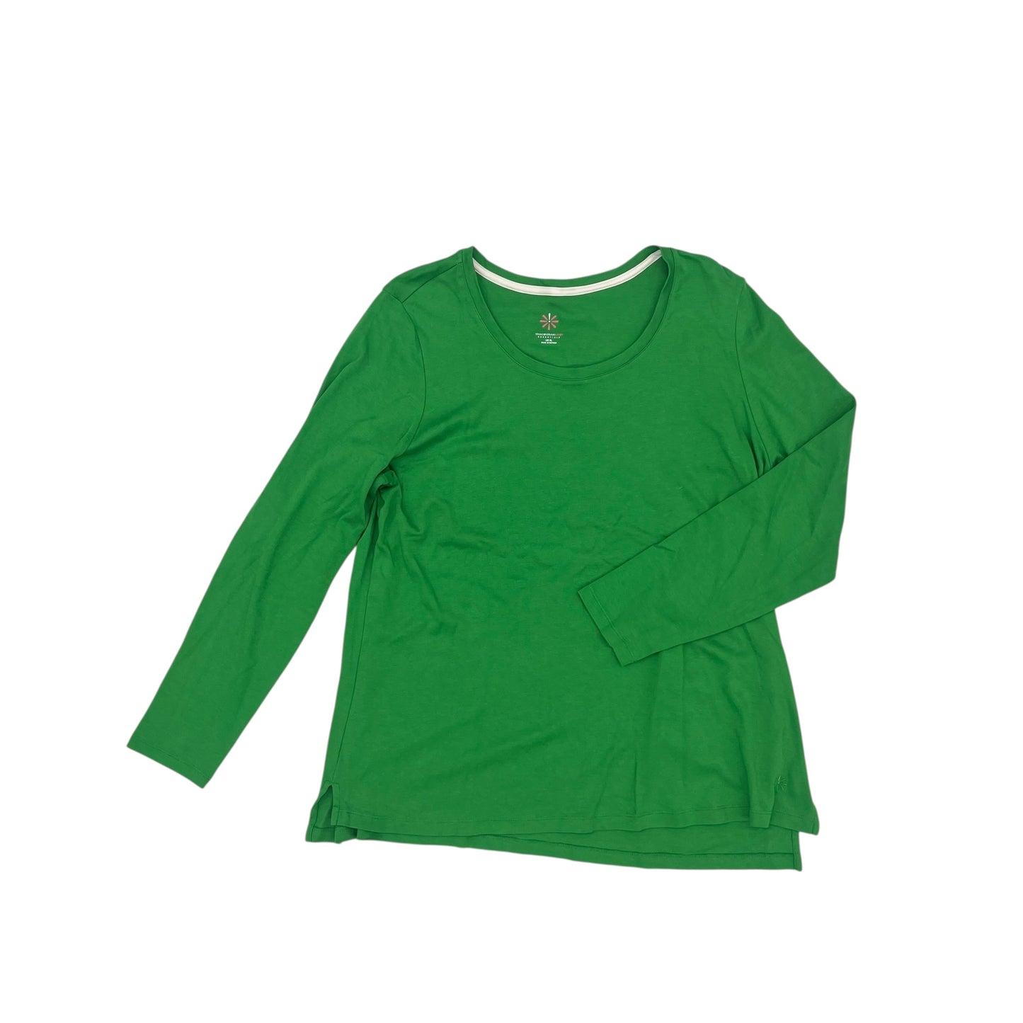 Top Ls By Isaac Mizrahi Live Qvc In Green, Size:Xl