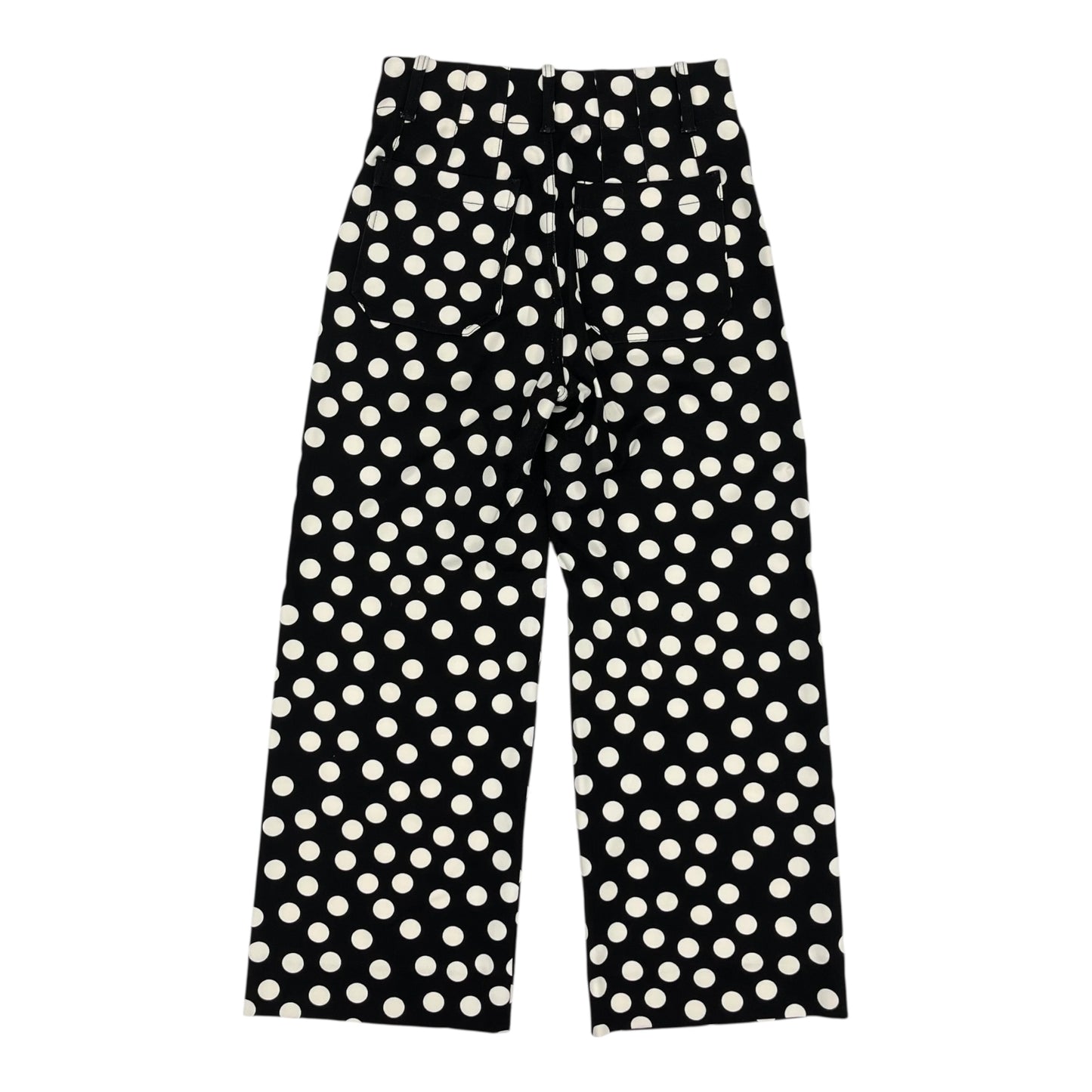 Pants Wide Leg By Maeve In Black & White, Size:2