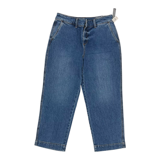 Jeans Straight By Talbots In Blue Denim, Size:8P