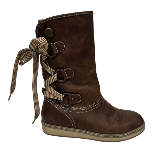 Boots Snow By White Mountain In Brown, Size:7