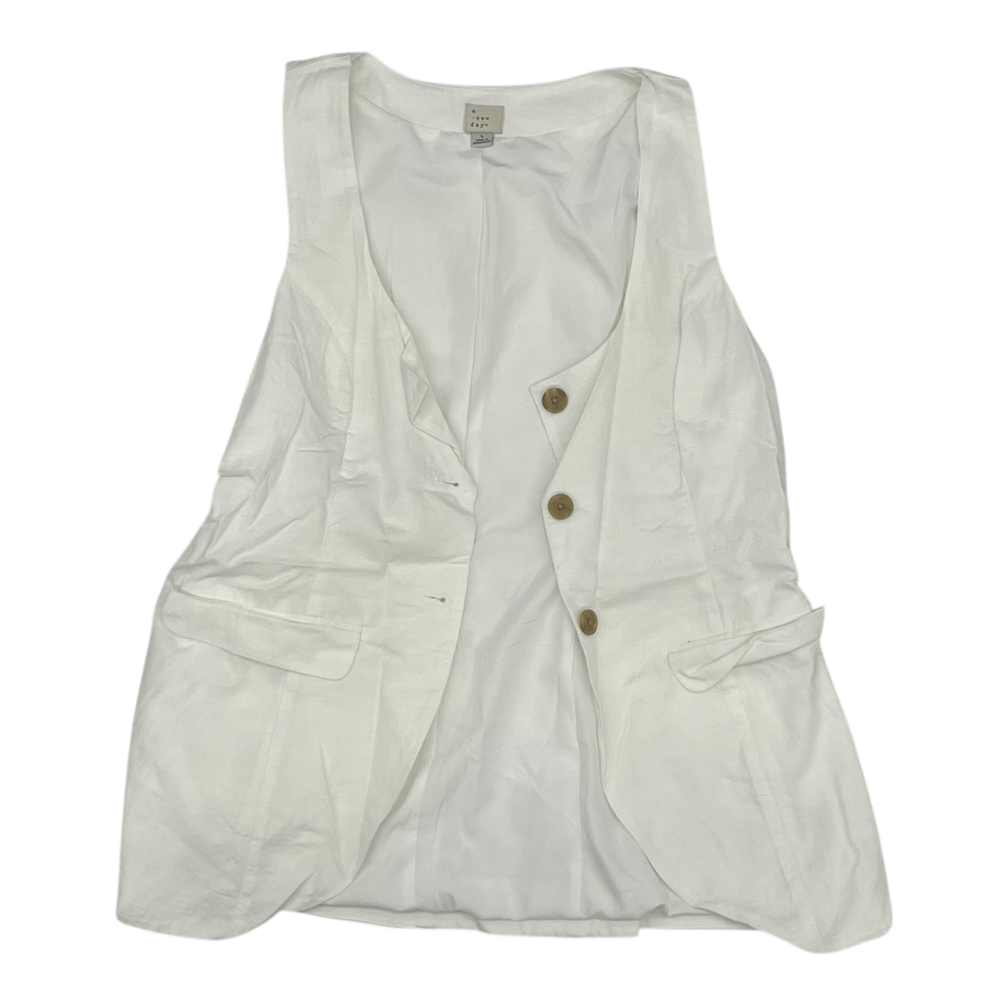 Vest Other By A New Day In Cream, Size:L