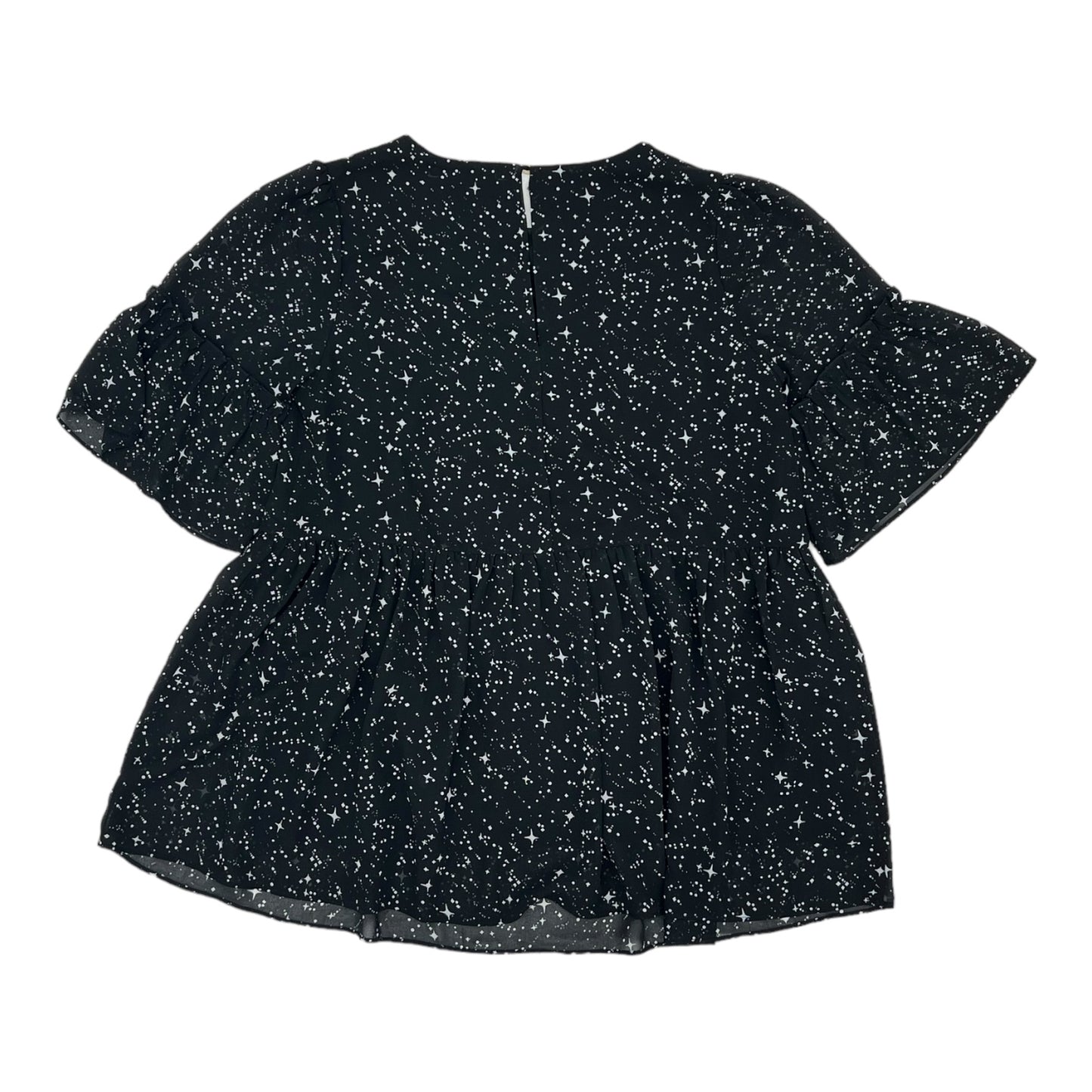 BLACK BLOUSE SS by DAVI & DANI Size:S