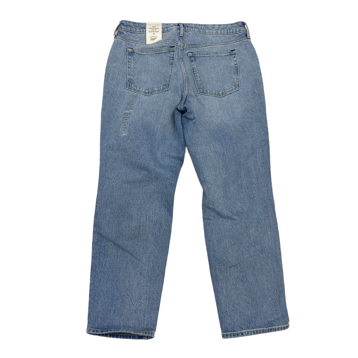 BLUE DENIM JEANS STRAIGHT by FREE ASSEMBLY Size:12