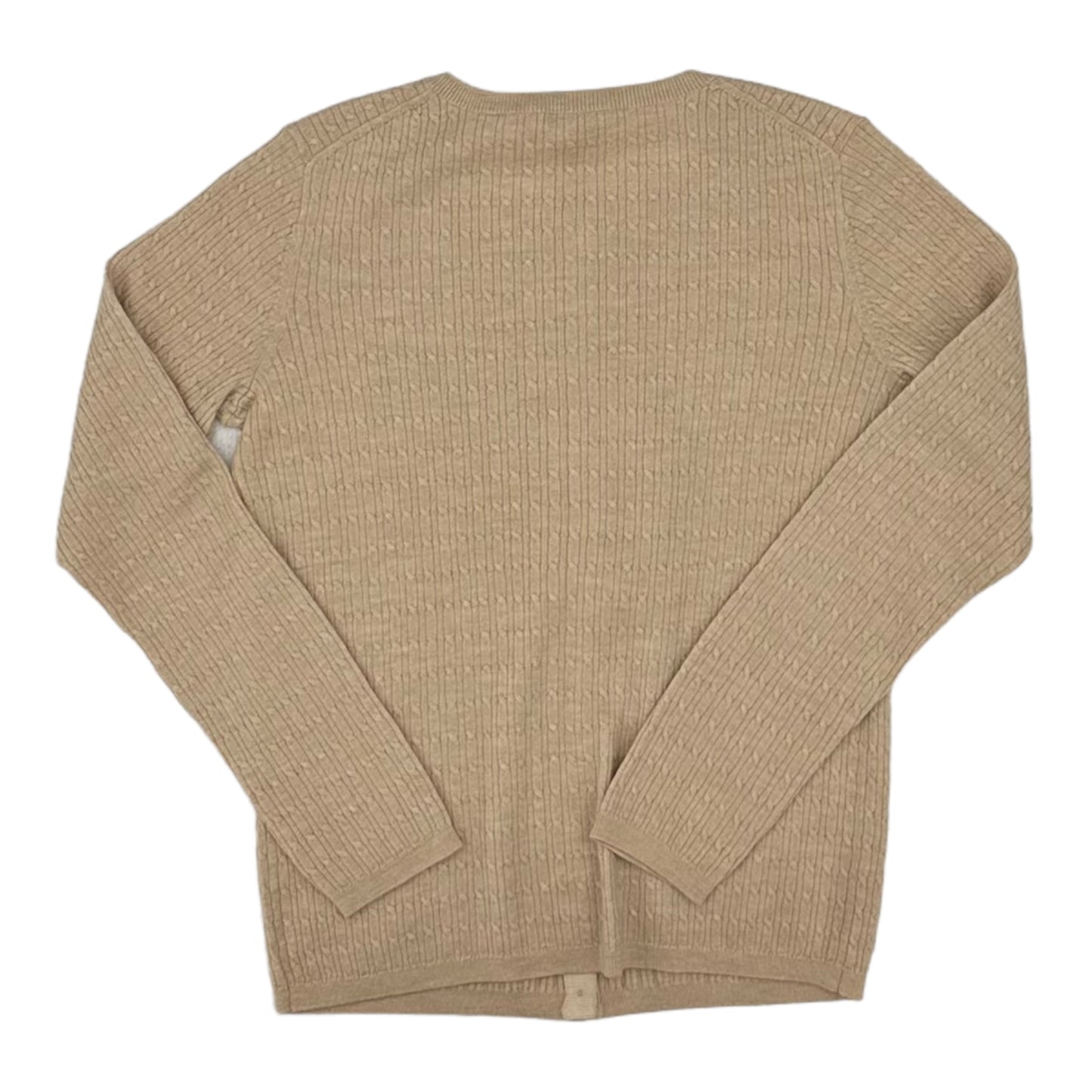 TAN SWEATER CARDIGAN by PENDLETON Size:S