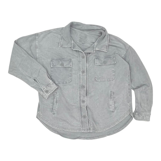 Jacket Shirt By Thread And Supply In Grey, Size:L