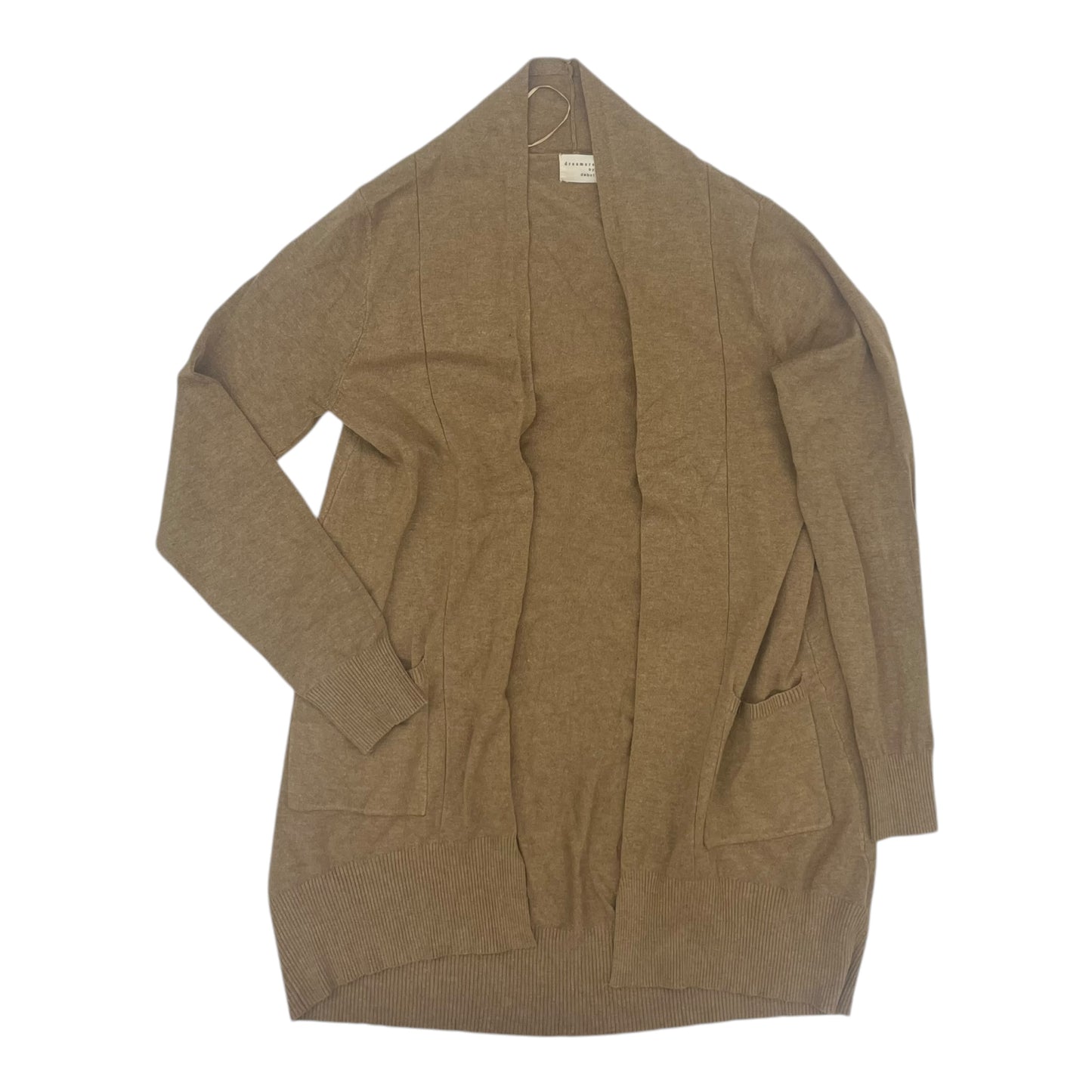 Cardigan By Dreamers In Brown, Size:M