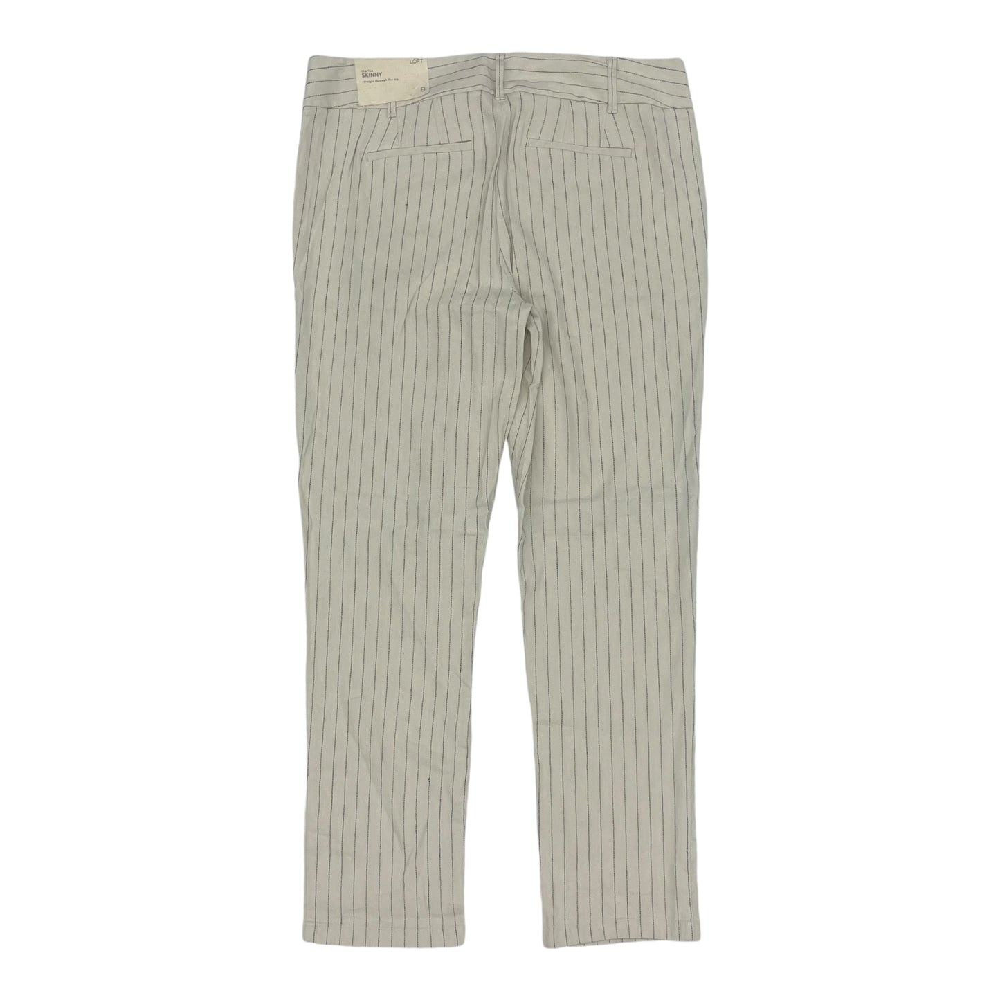 Pants Linen By Loft In Tan, Size:8