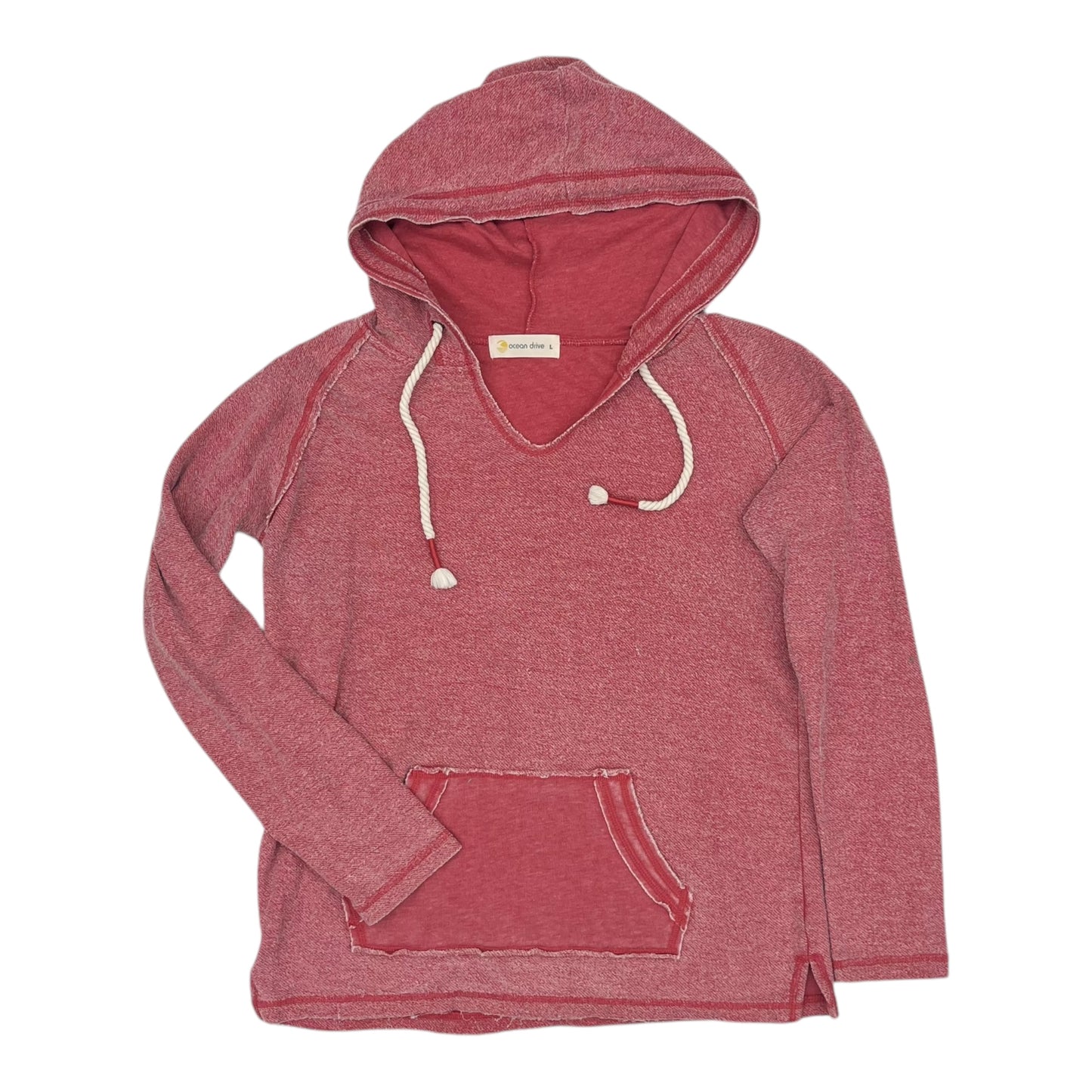 Sweatshirt Hoodie By Ocean Drive In Red, Size:L