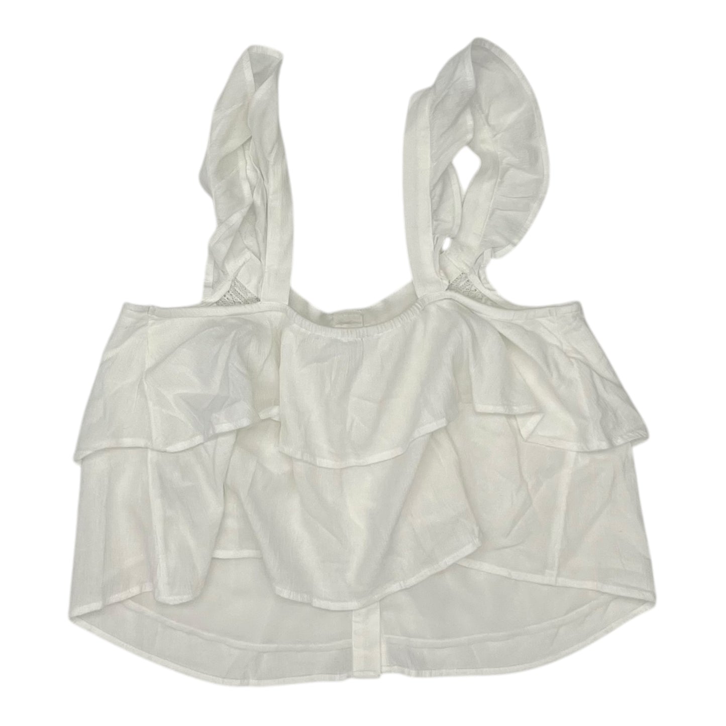 Top Sleeveless By American Eagle In White, Size:S