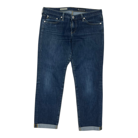 Jeans Skinny By Adriano Goldschmied In Blue Denim, Size:12