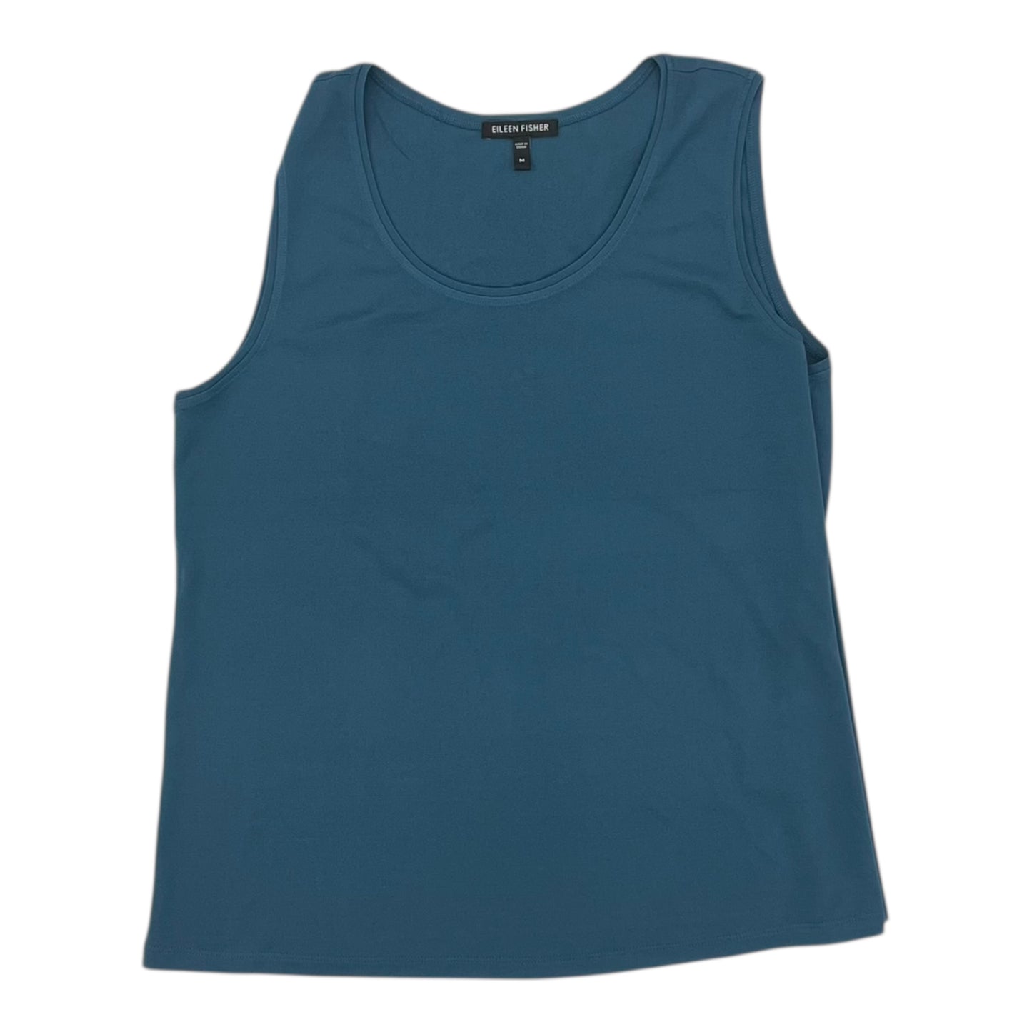 Tank Top By Eileen Fisher In Teal, Size:M