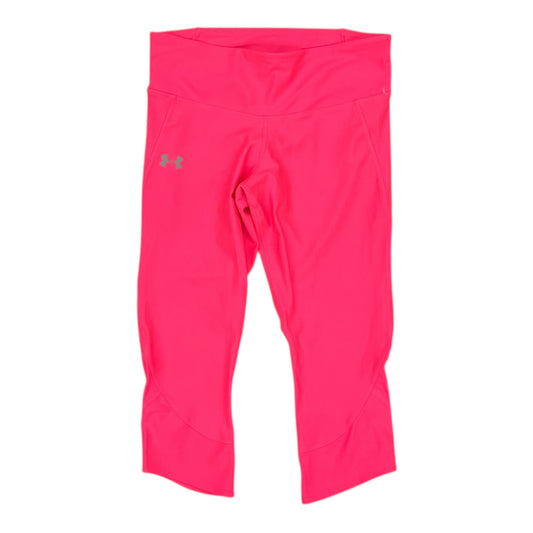 Athletic Capris By Under Armour In Pink, Size:L