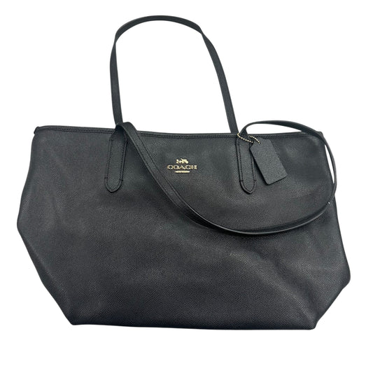 Handbag Designer By Coach In Black, Size:Medium