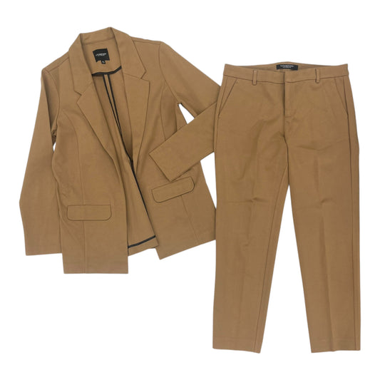 Pants Suit 2Pc By Liverpool In Tan, Size:M