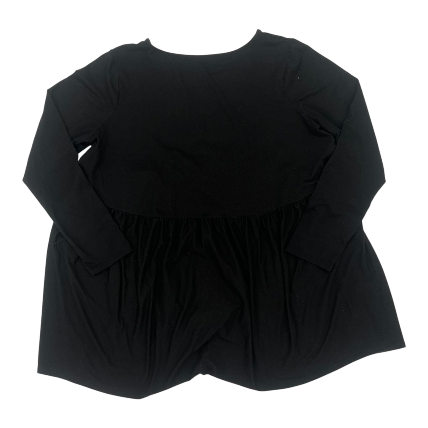Top Ls By Zenana Outfitters In Black, Size:2X