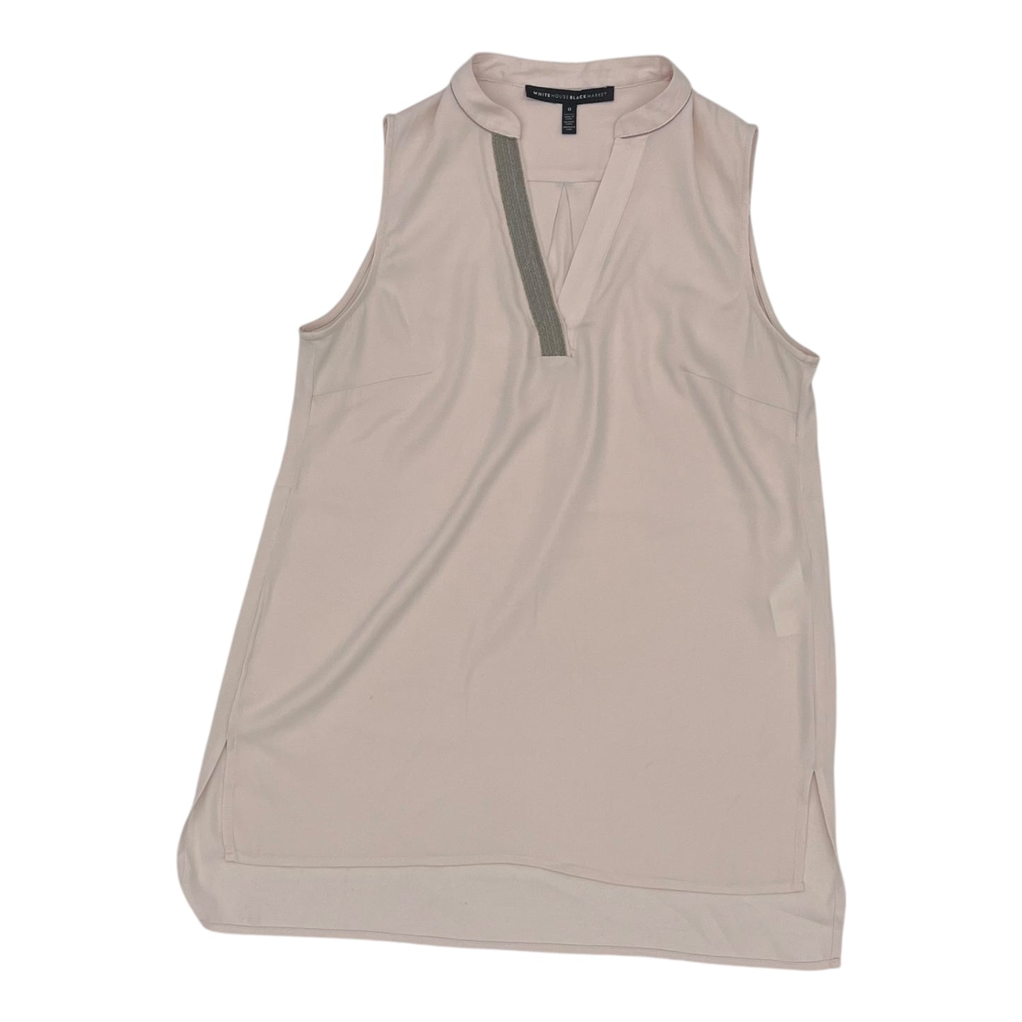 Blouse Sleeveless By White House Black Market In Pink, Size:Xs