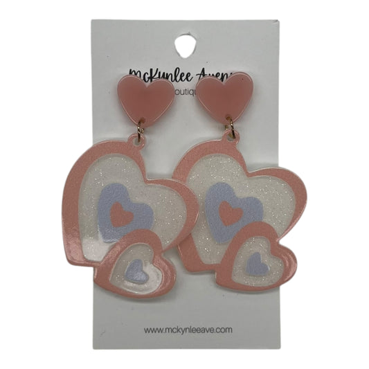 Earrings Dangle/Drop By Cmf In Pink