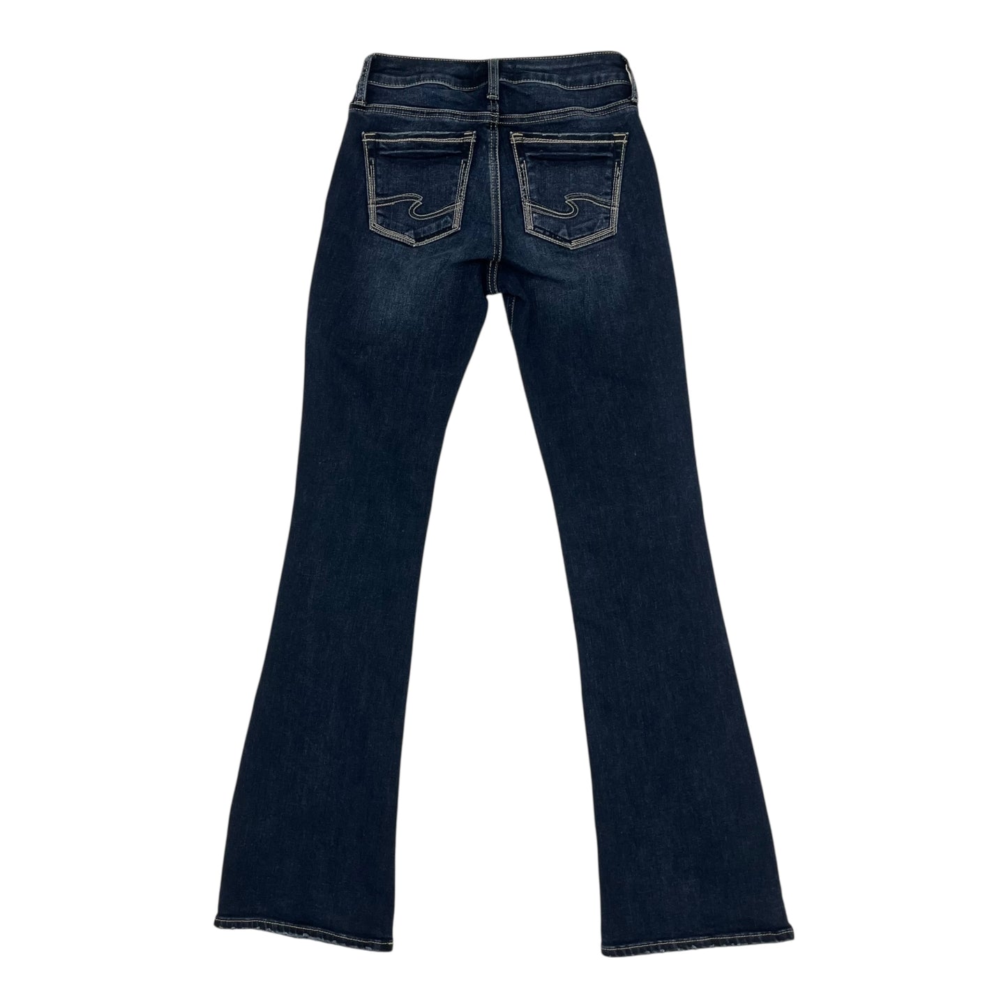 Jeans Flared By Silver In Blue Denim, Size:2
