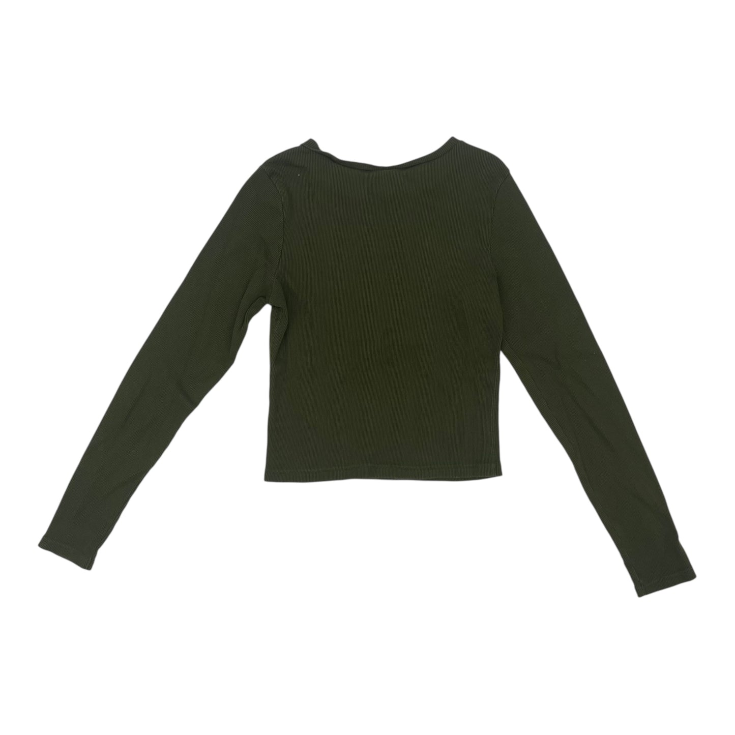 Top Ls By Universal Thread In Green, Size:M