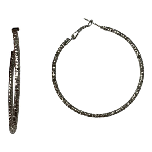 EARRINGS HOOP by    CLOTHES MENTOR In SILVER