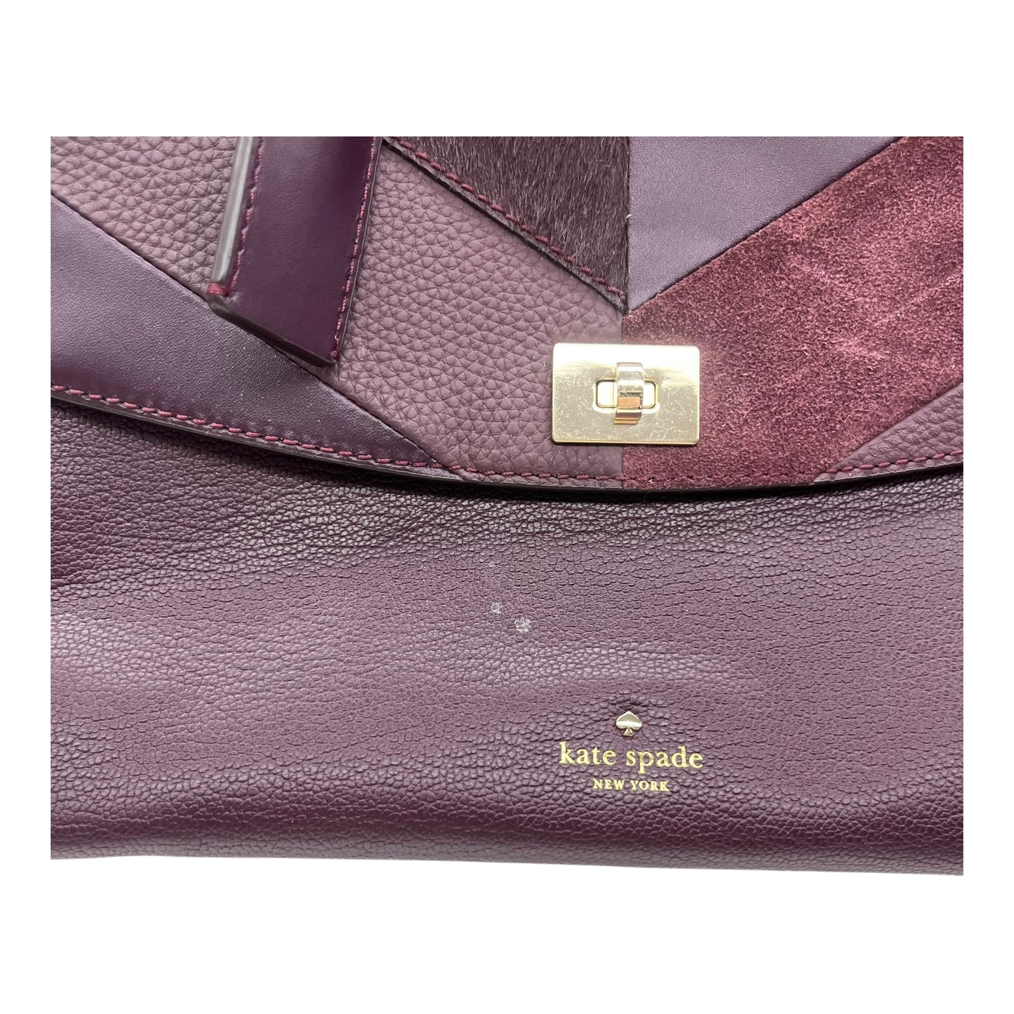 Handbag Designer By Kate Spade In Maroon, Size:Medium