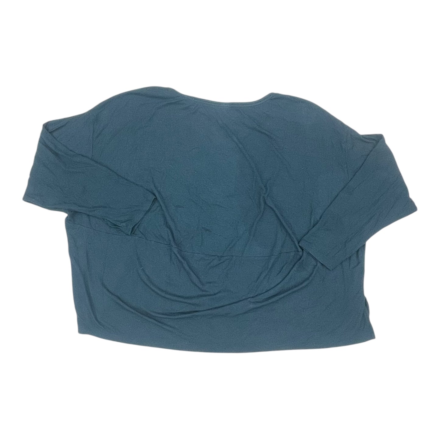 Athletic Top Ls Crewneck By All In Motion In Blue, Size:4X