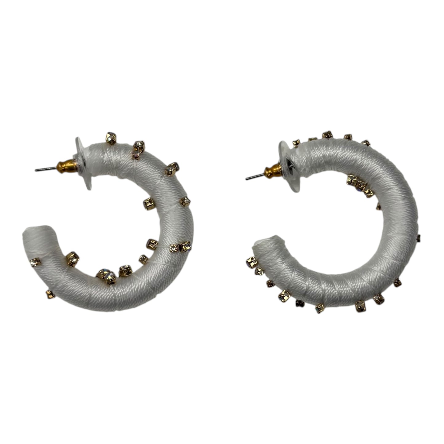 EARRINGS HOOP by    CLOTHES MENTOR In WHITE