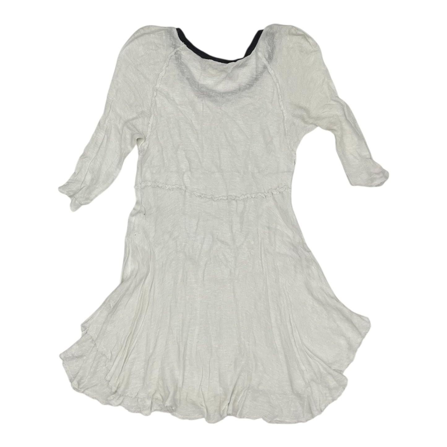 Tunic 3/4 Sleeve By Free People In White, Size:S