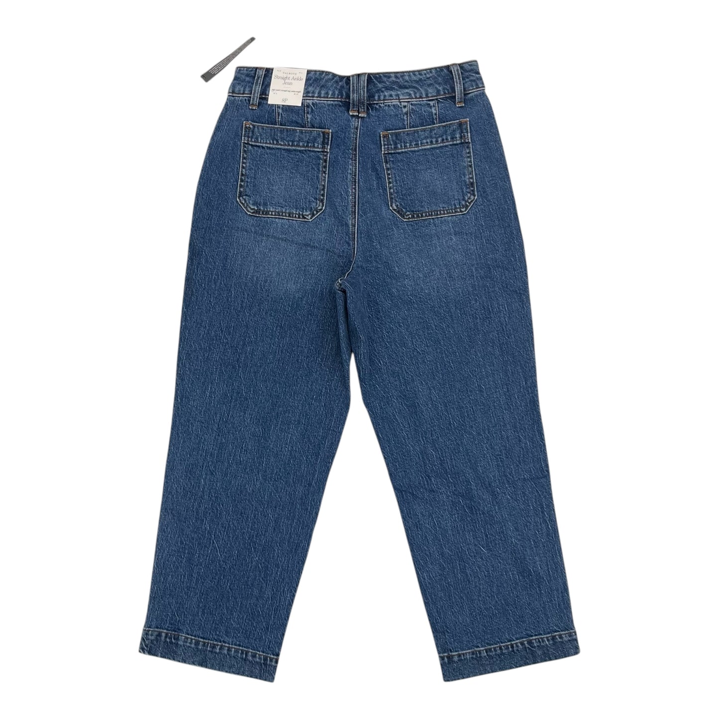Jeans Straight By Talbots In Blue Denim, Size:8P