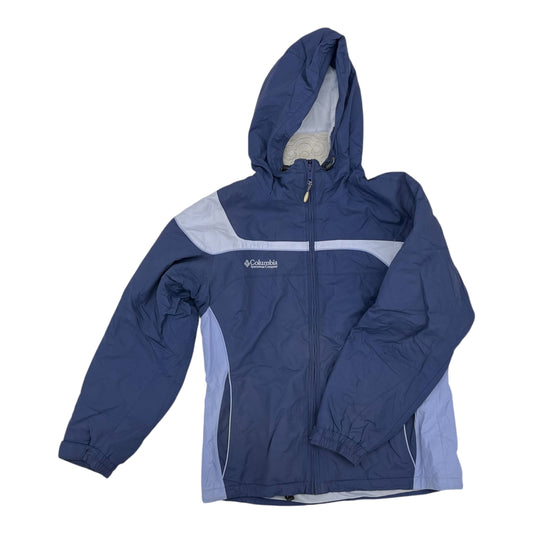 Jacket Windbreaker By Columbia In Blue, Size:M