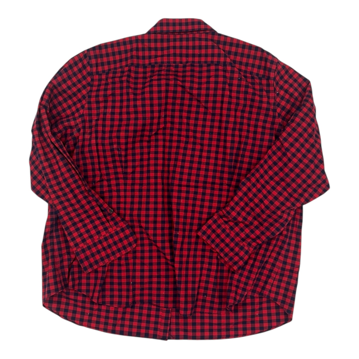 Blouse Ls By Chaps In Red, Size:3X