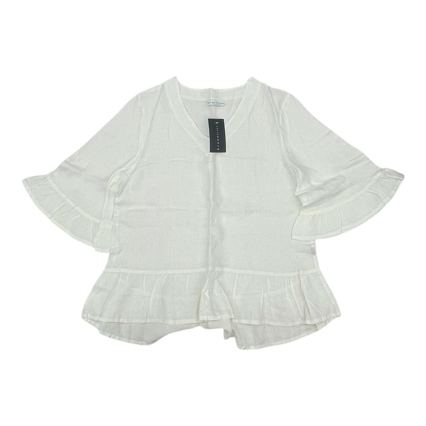 Tunic 3/4 Sleeve By Bryn Walker In White, Size:Xl