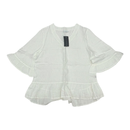 Tunic 3/4 Sleeve By Bryn Walker In White, Size:Xl
