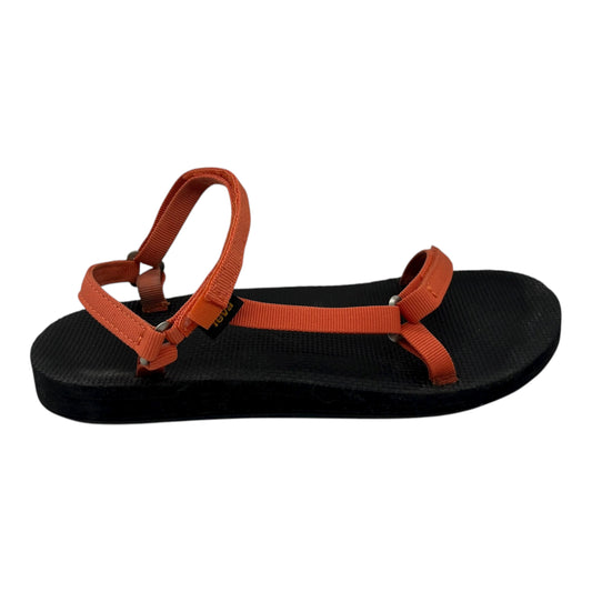 Sandals Sport By Teva In Black & Orange, Size:9