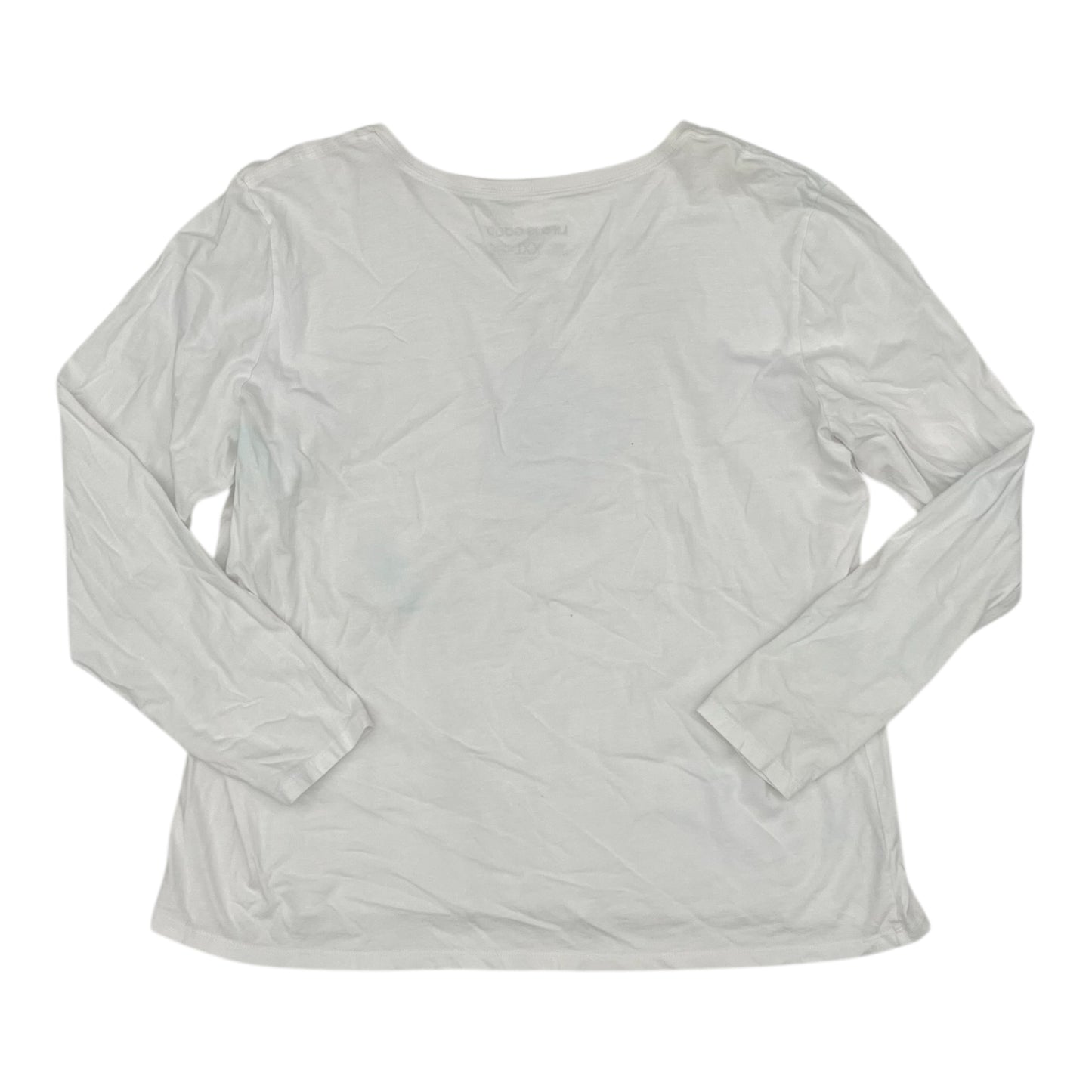 Top Ls Basic By Life Is Good In White, Size:Xxl