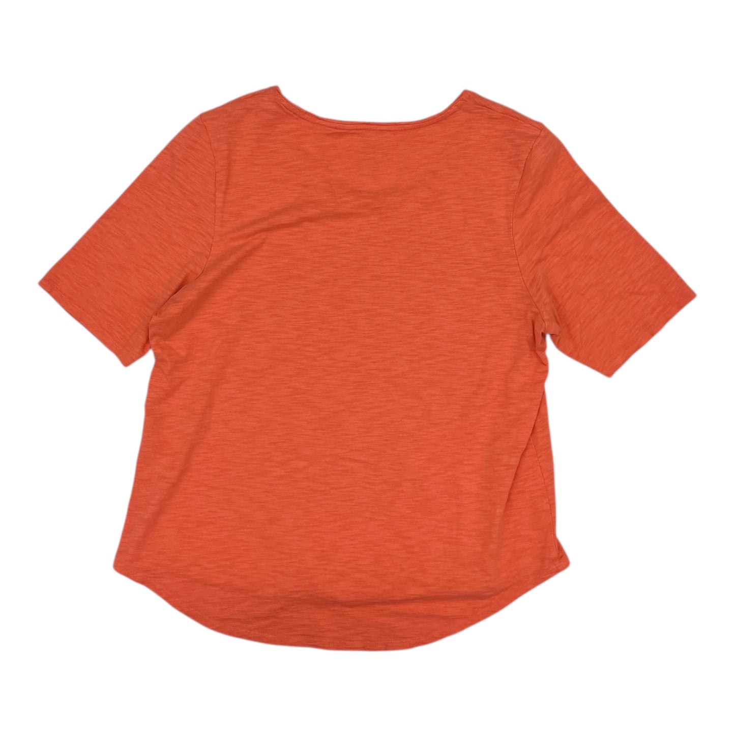 Top Ss Basic By Chicos In Orange, Size:L