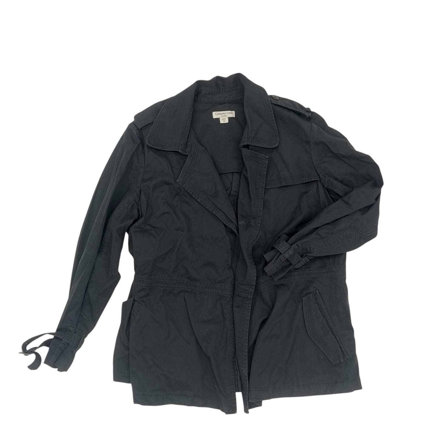 Jacket Utility By Coldwater Creek In Grey, Size:2X