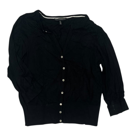 Cardigan By White House Black Market In Black, Size:1X